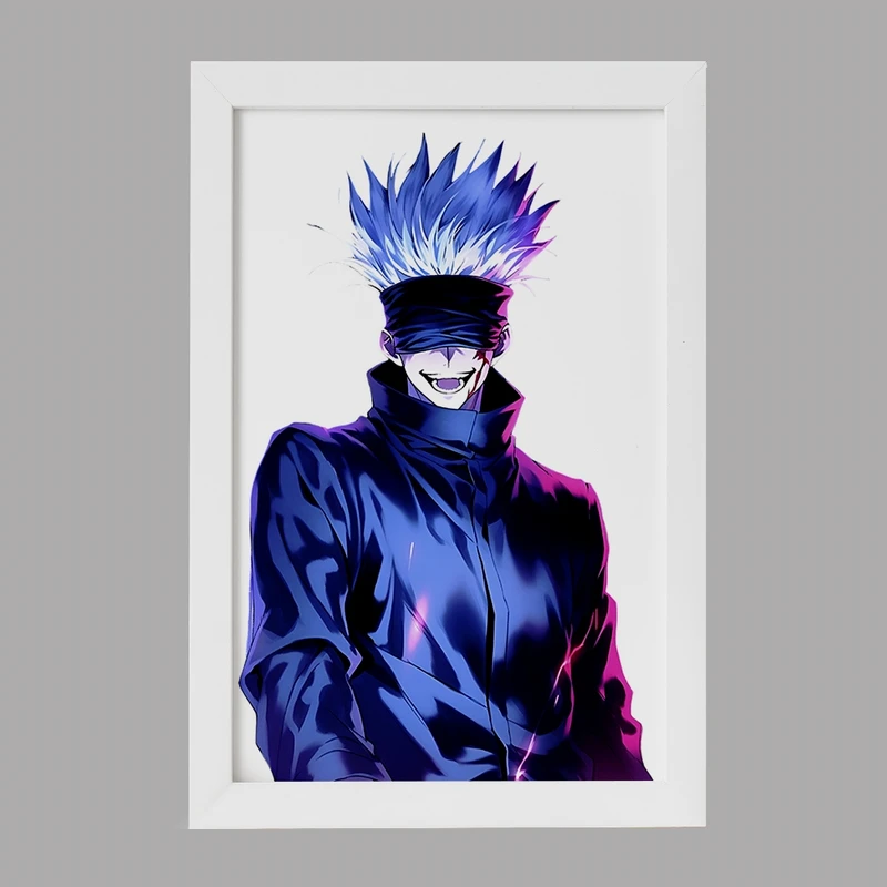 تابلو خندالو مدل گوجو ساتورو انیمه جوجوتسو کایزن کد F1580