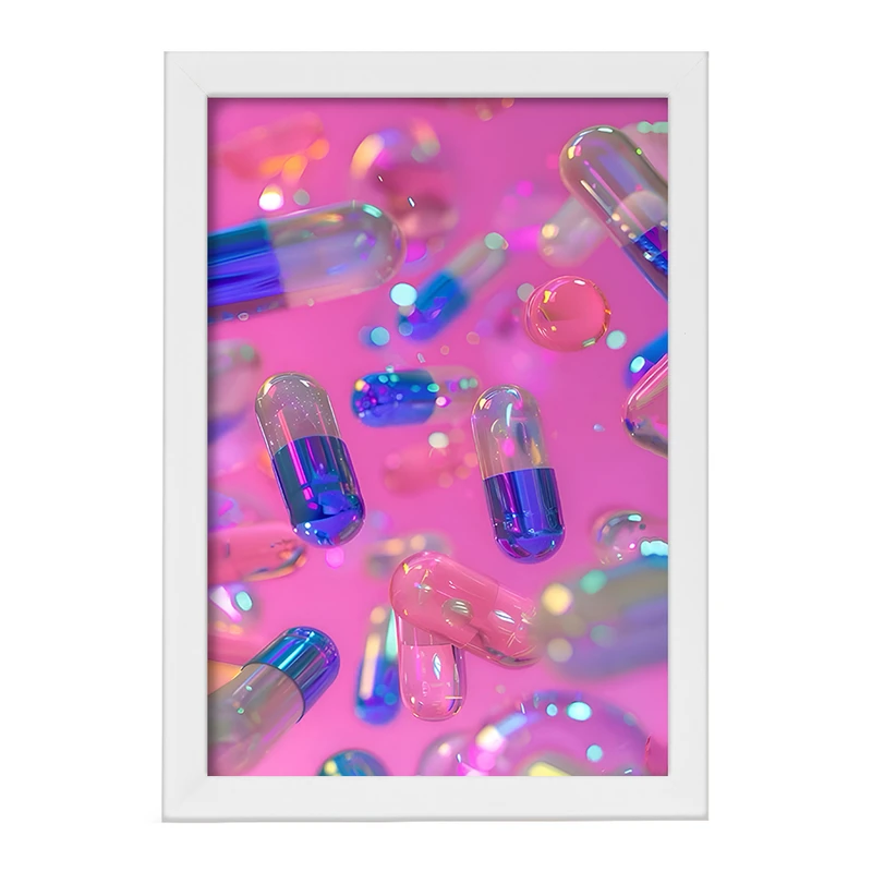 تابلو خندالو مدل پترن قرص کد F11594