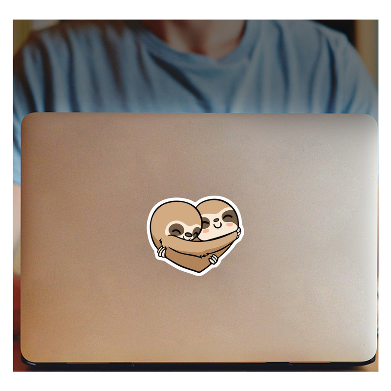 برچسب لپ تاپ طرح قلب کد 799