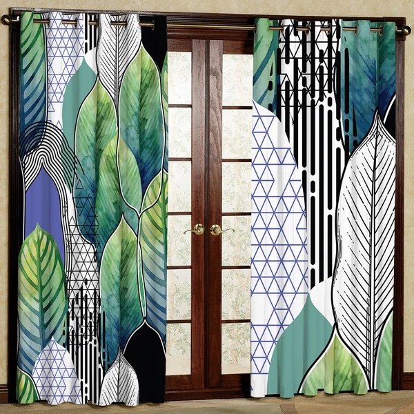 پرده پانچی کد 6182 سایز 280x140 سانتی متر