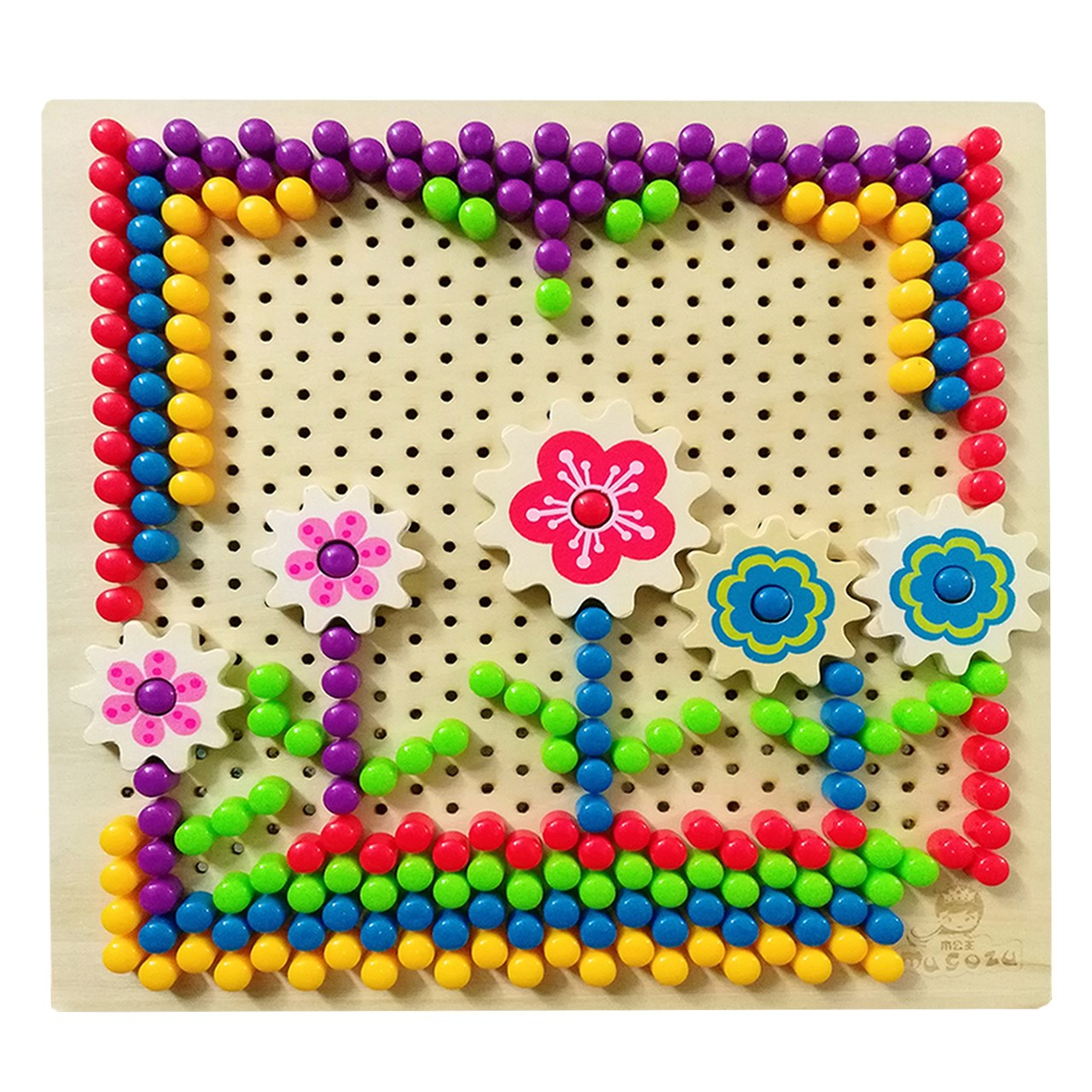بازی فکری چوبین مدل pixel drawing