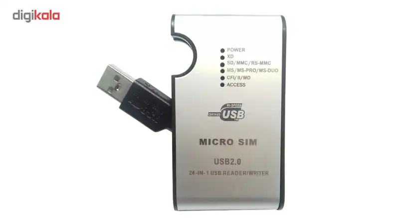کارت خوان چند کاره میکرو سیم مدل 24in1