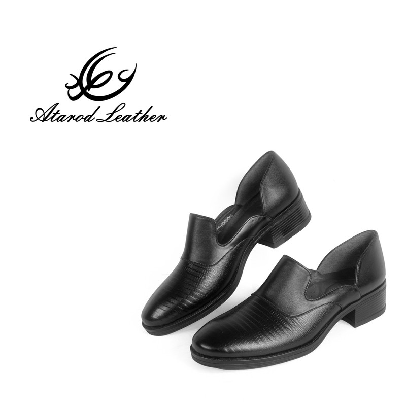 کفش زنانه چرم عطارد مدل چرم طبیعی کد SH184