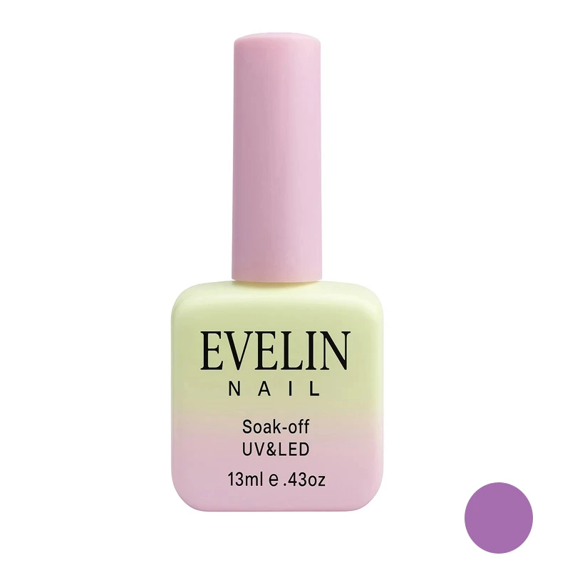 لاک ژل براق ناخن اولاین مدل 13M شماره 41 رنگ بنفش