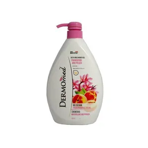 شامپو بدن درمومد مدل Frangipani And Peach حجم 1 لیتر