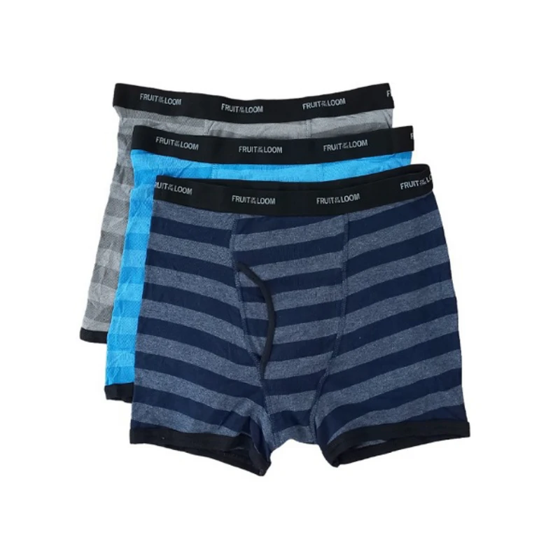 شورت مردانه فروت آو د لوم مدل پادار نخی SH-BOXER BRIEFS مجموعه سه عددی
