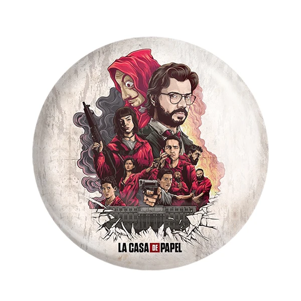 پیکسل خندالو طرح سریال Money Heist کد 3241