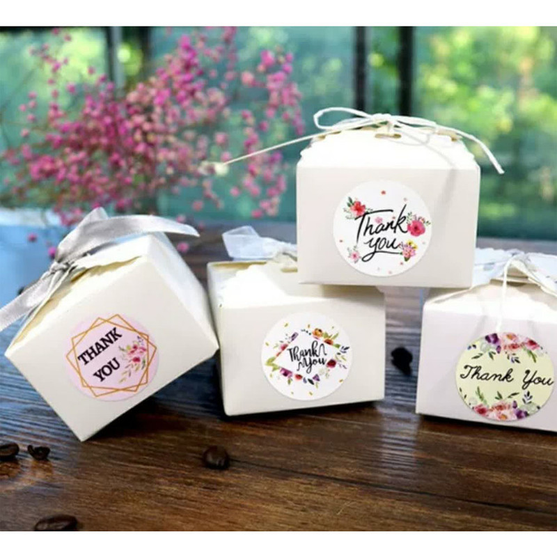 برچسب طرح تشکر از مشتری مدل MW بسته 500 عددی