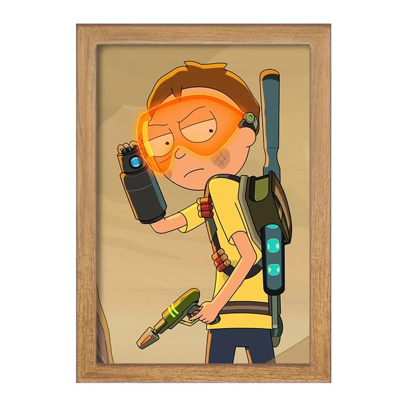 تابلو خندالو مدل انیمیشن ریک و مورتی Rick and Mort کد 26398