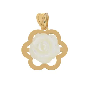 Zarman MM0812 Gold Necklace Pendant Plaque