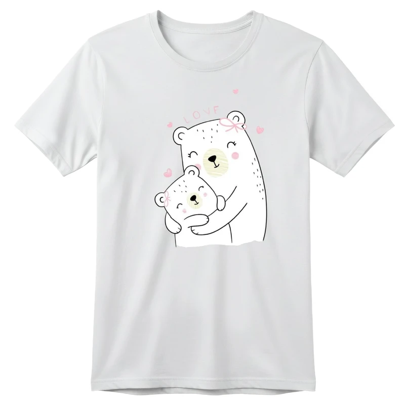 تی‌شرت آستین کوتاه بچگانه مدل خرس کد p5 