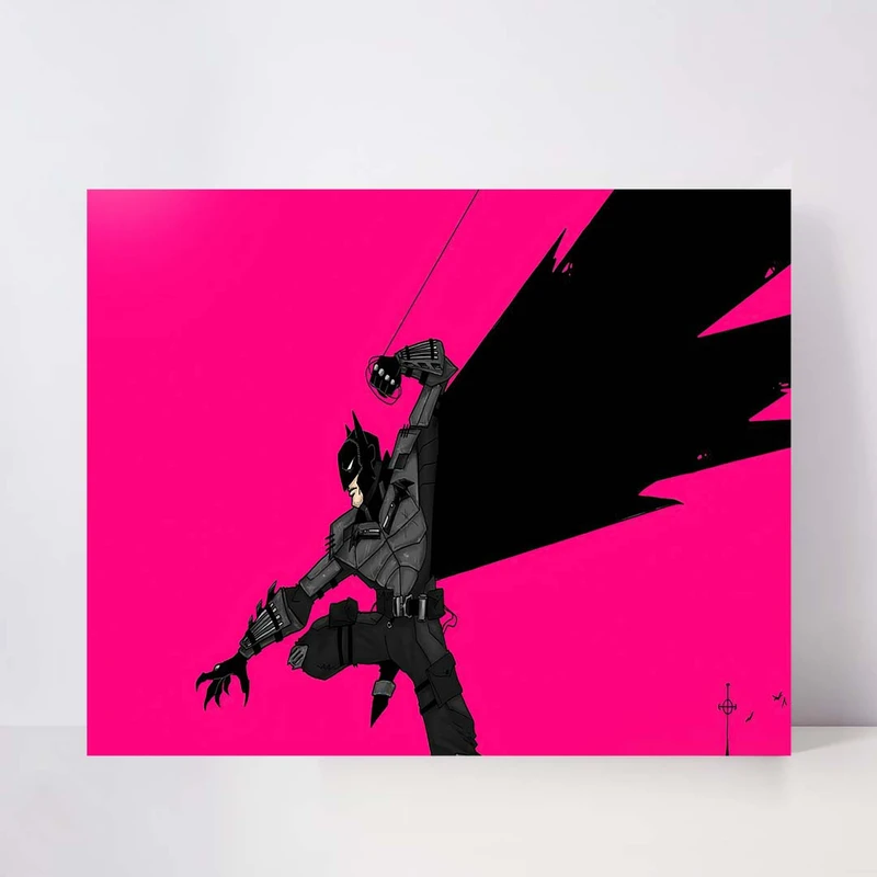 تابلو شاسی مدل i am batman کد S-13012