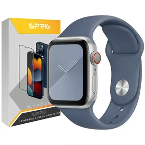 Sprig Sic mode Silicon strap suitable for Apple Watch Series SE 2023 Aluminum Case 44mm