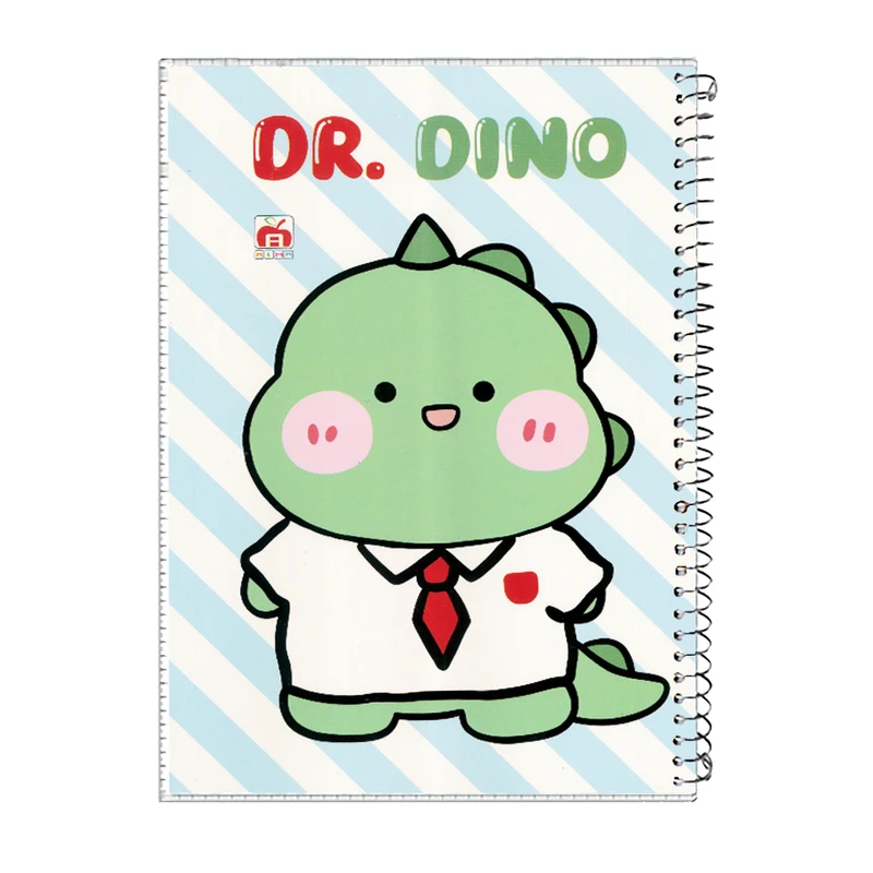 دفتر مشق 60 برگ آلما طرح DINO مدل طلقی کد 7613