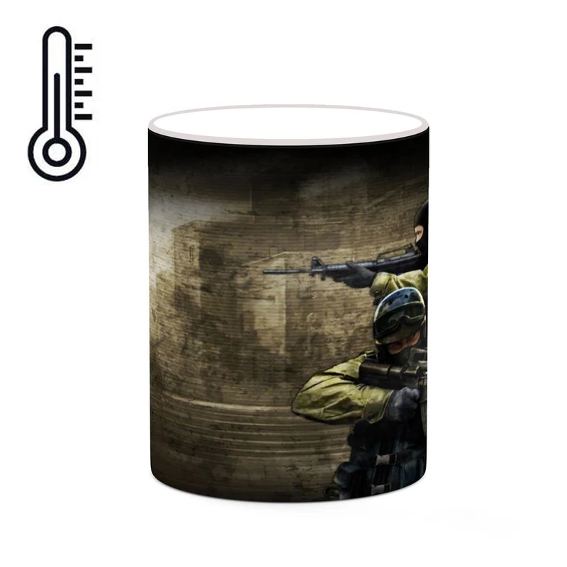 ماگ حرارتی کاکتی مدل بازی کانتر استرایک Counter-Strike 1.6 کد mgh28088