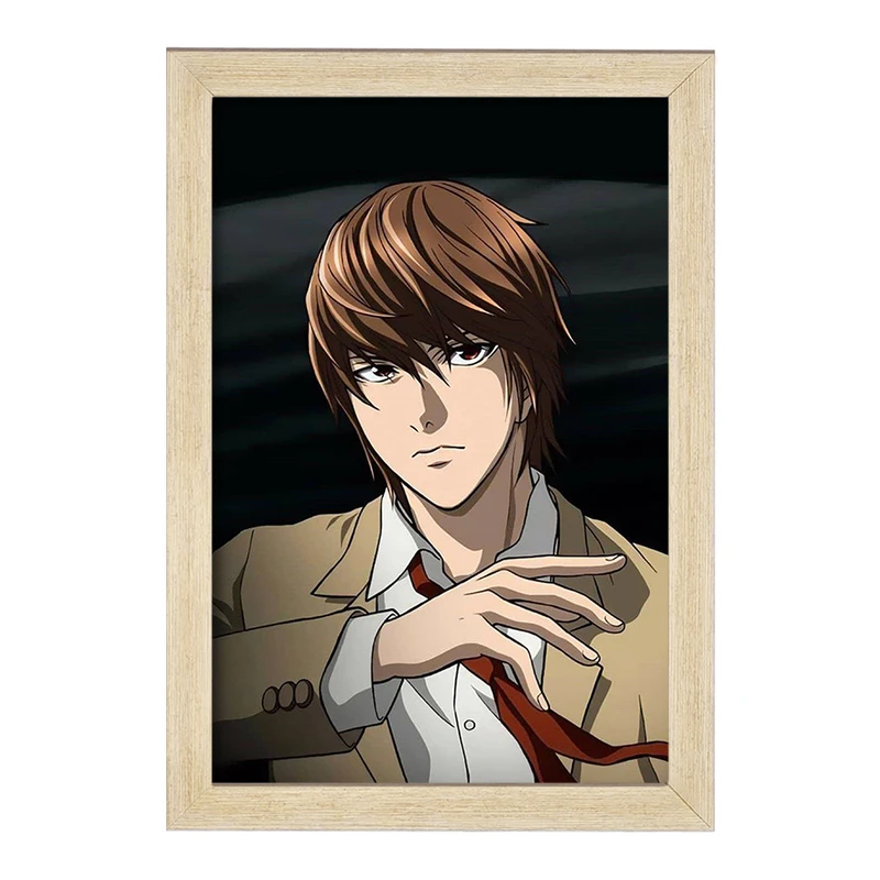 تابلو خندالو مدل لایت یاگامی انیمه دفترچه مرگ Death Note  کد 15767