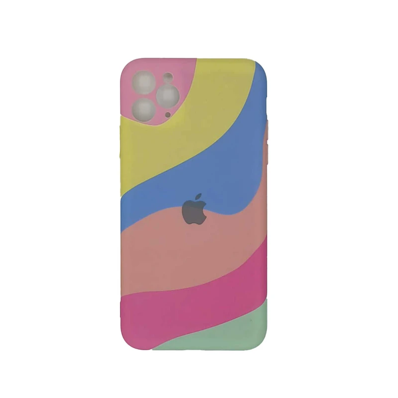 کاور مدل سیلیکونی طرح آبرنگی کد07 مناسب برای گوشی موبایل اپل iphone 12pro