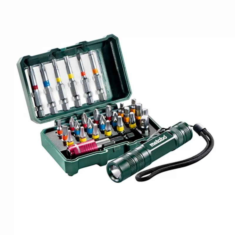 سری پیچ گوشتی شارژی متابو مدل 626721 بسته 29 عددی