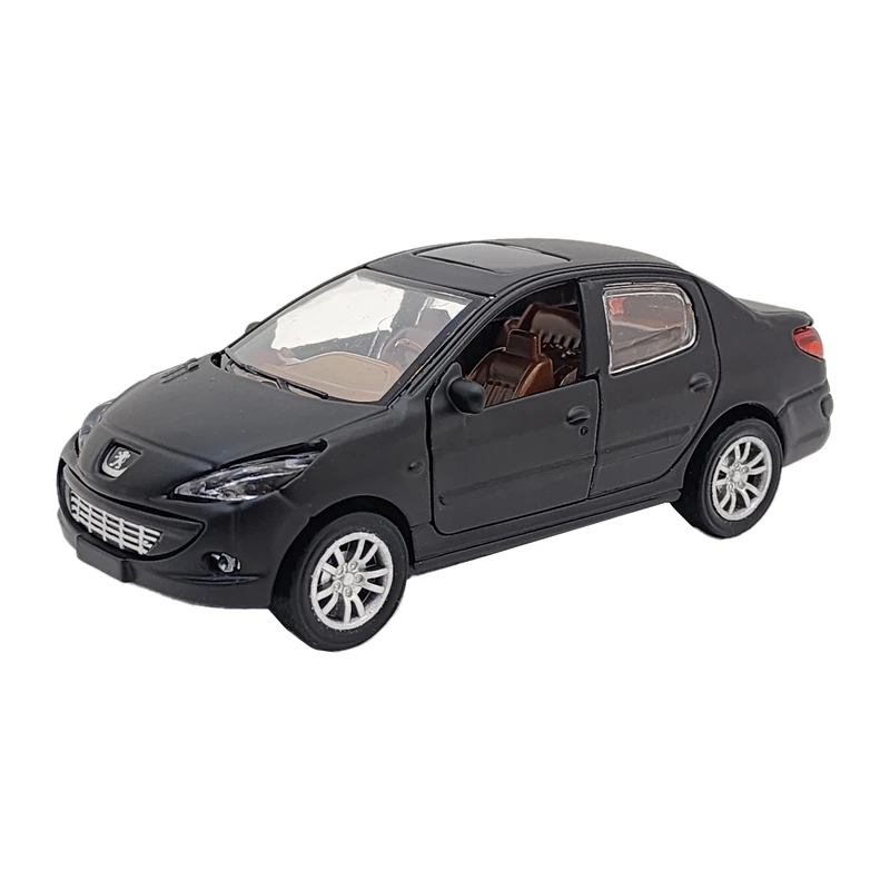 ماشین بازی ناب سل مدل عقب کش فلزی پژو 207 صندوق دار MATT COVER