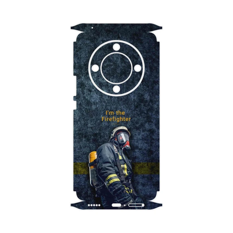 برچسب پوششی ماهوت مدل Firefighter-FullSkin مناسب برای گوشی موبایل آنر X9b