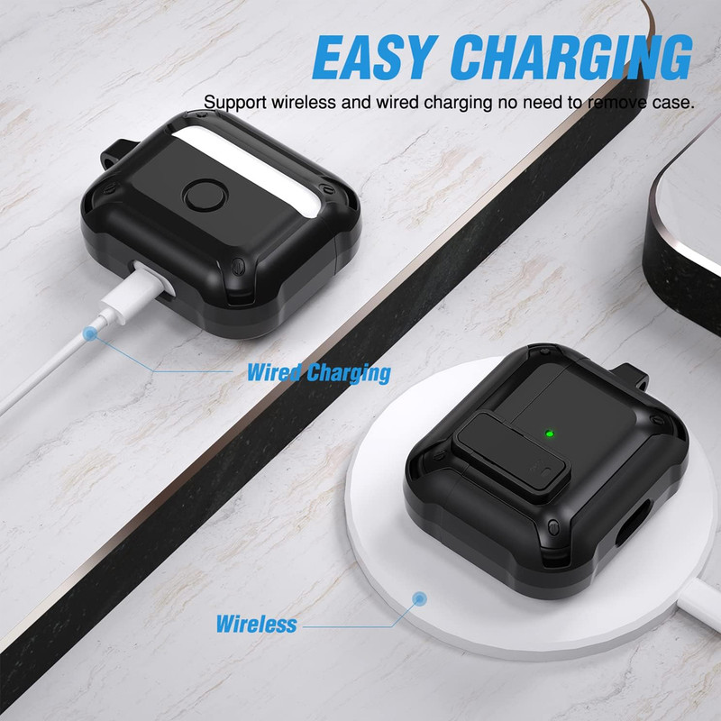 کاور قاب گارد مدل EGGSCA30 مناسب برای کیس اپل AirPods 4 / AirPods 4 ANC