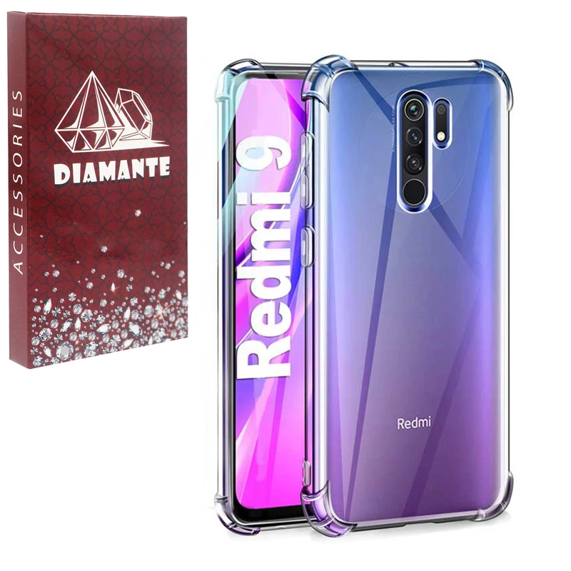 کاور دیامانته مدل ساده مناسب برای گوشی موبایل شیائومی Redmi 9