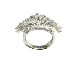 انگشتر نقره زنانه مدل AB1078