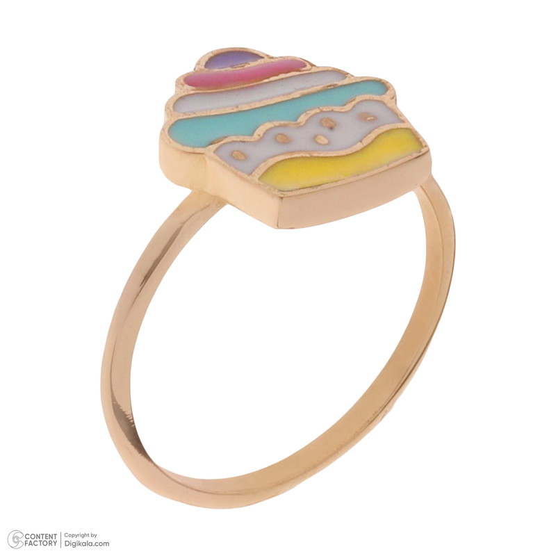 انگشتر طلا 18 عیار دخترانه میو گلد مدل R1375-45