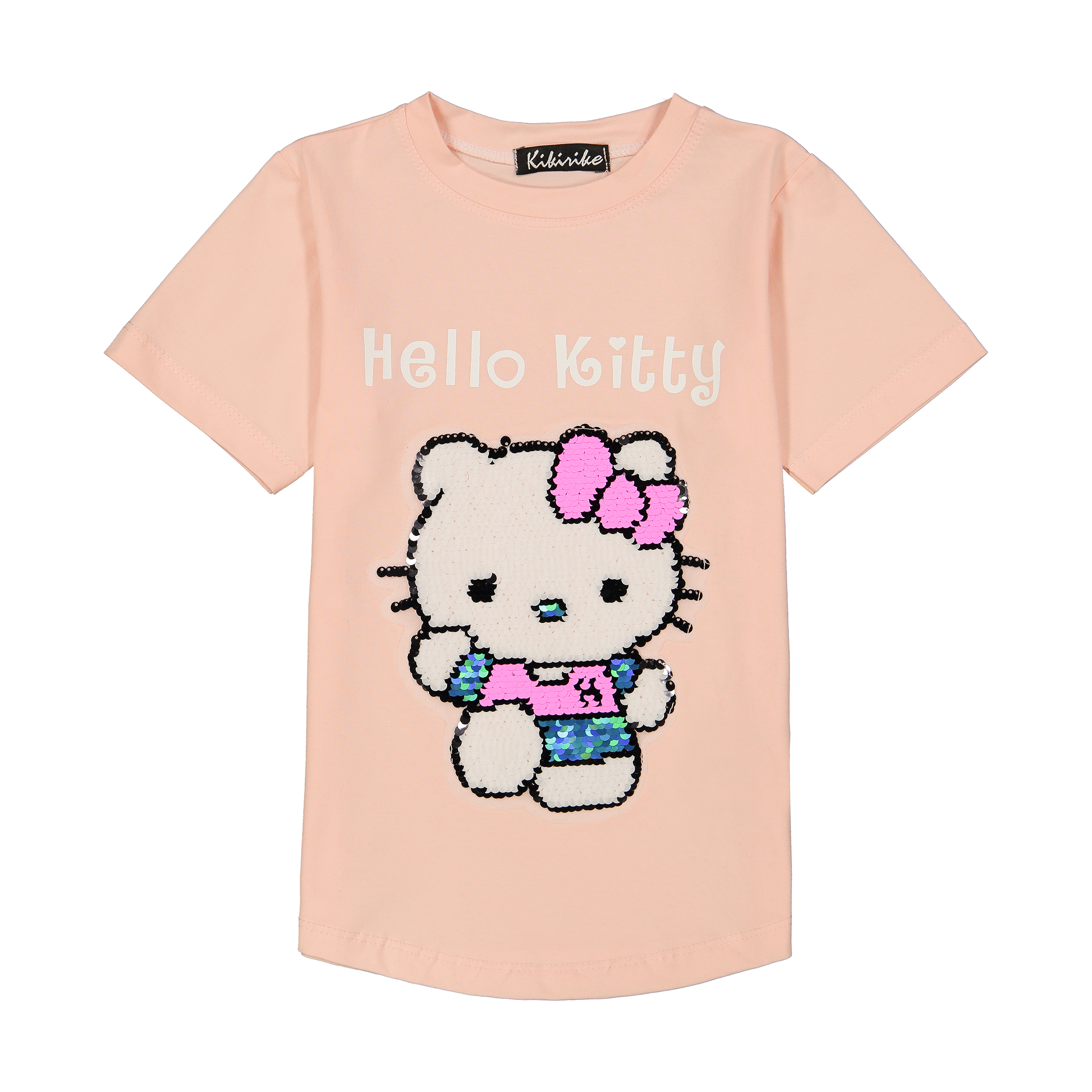 تی شرت دخترانه کیکی رایکی مدل KBB02818-015