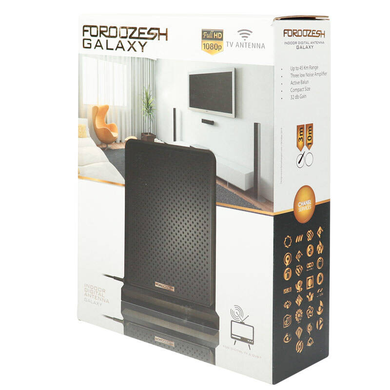 آنتن رومیزی فروزش مدل galaxy black 10m