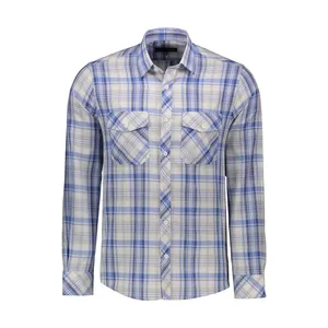 پیراهن آستین بلند مردانه پاتن جامه مدل دو جیب در دار کد 102721010013279