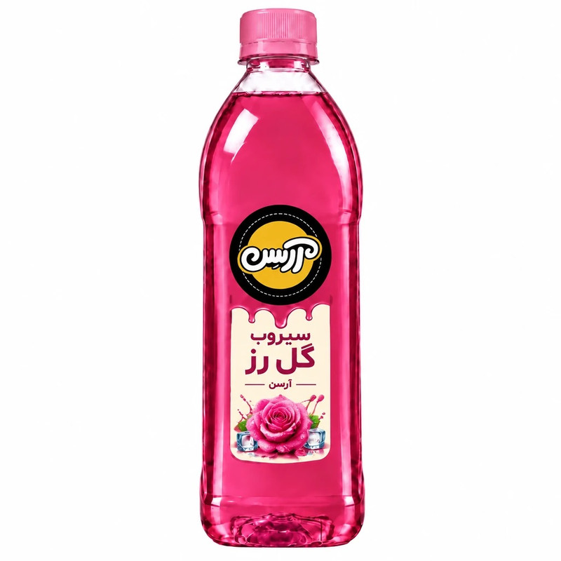 شربت گل رز آرسن - 800 میلی لیتر 