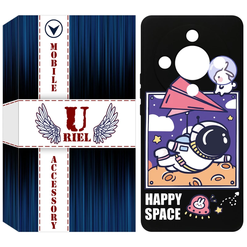 کاور یوریل مدل KSH کد 22 طرح فضانورد مناسب برای گوشی موبایل آنر X9b / X50 / Magic6 Lite / Magic 6 Lite