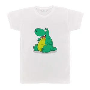 تی شرت بچگانه پرمانه طرح دایناسورهای بامزه کد pmt.5119