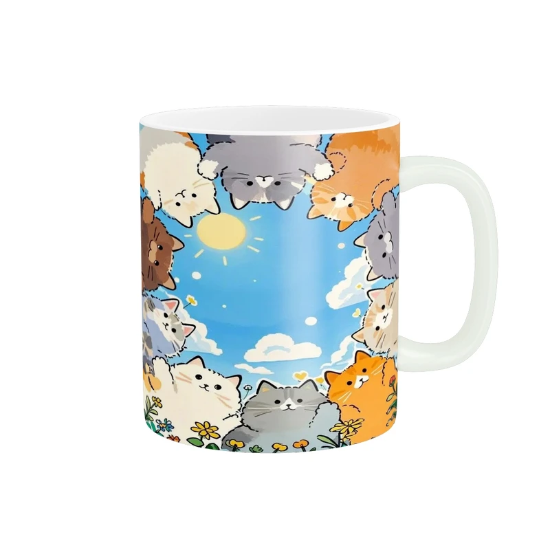 ماگ پاد آفرین مدل گربه های بامزه کد a-169