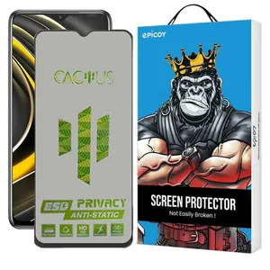 Epicoy Cactus-ESD-Privacy Screen Protector For Xiaomi Poco M3 / Poco M2 / Poco M2 Reloaded