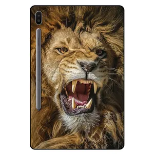 کاور مگافون طرح شیر مدل 8274 مناسب برای تبلت سامسونگ Galaxy Tab S6 10.5 2019 / T860 / T865 