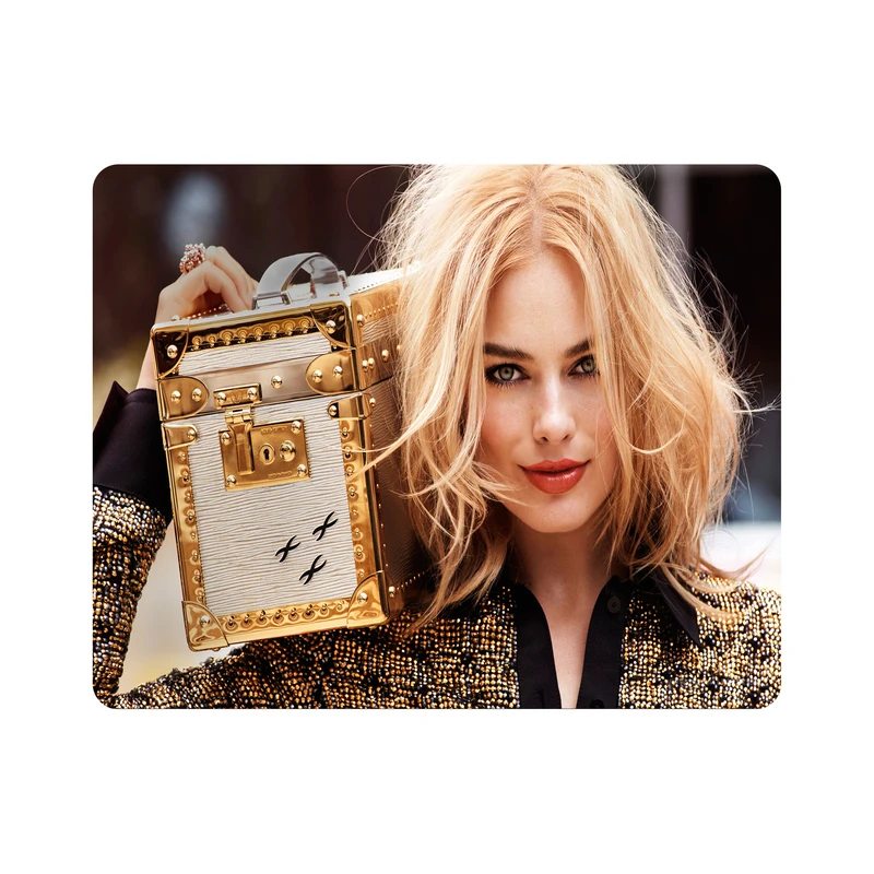 ماوس پد اطلس آبی طرح بازیگر مارگو رابی مدل T5907