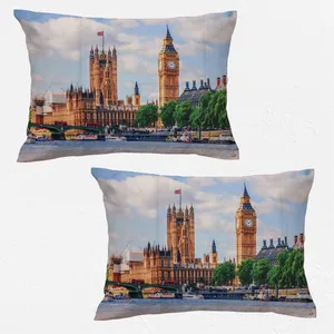 رو بالشی مدل برج ساعت کد 23 مجموعه دو عددی