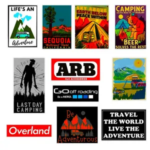   استیکر لپ تاپ ماسا دیزاین طرح CAMP کد COLSA مجموعه 11 عددی