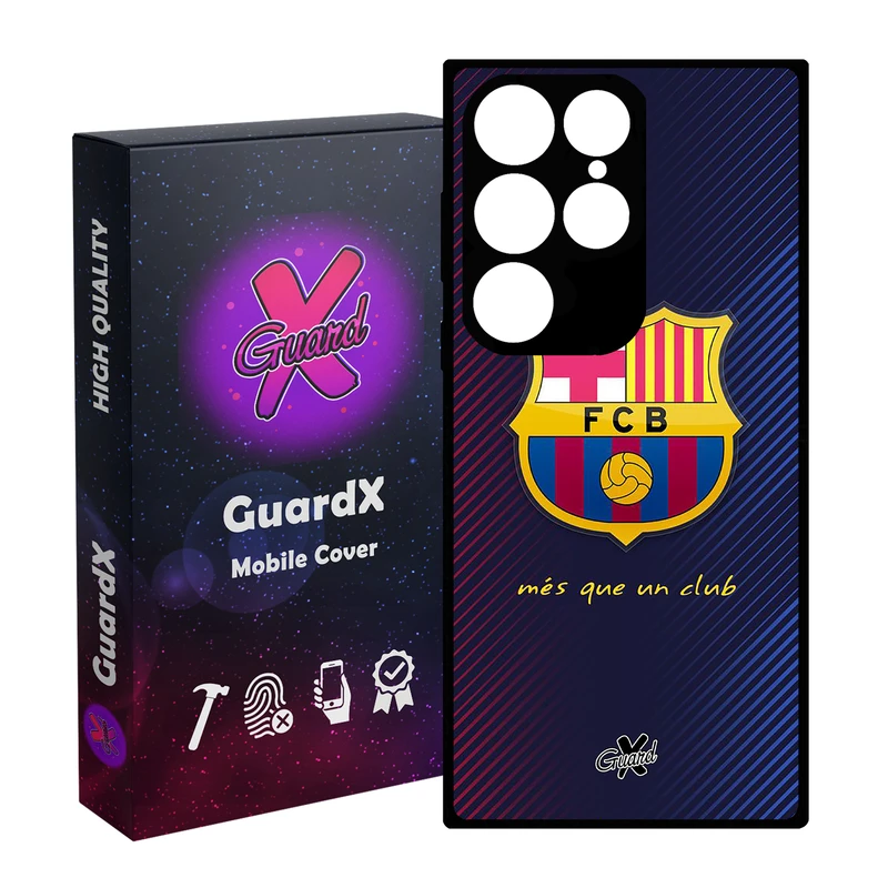 کاور گارد ایکس طرح Barcelona مدل Glass10058 مناسب برای گوشی موبایل سامسونگ Galaxy S24 Ultra