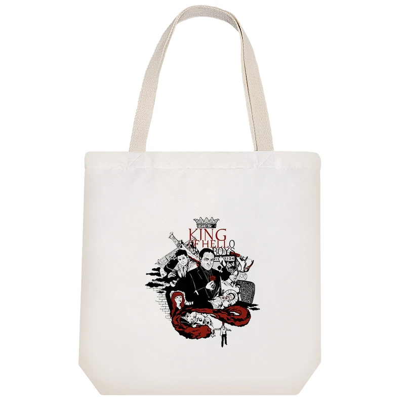 ساک خرید پارچه ای خندالو طرح سریال سوپر نچرال مدل توت بگ کد 2227