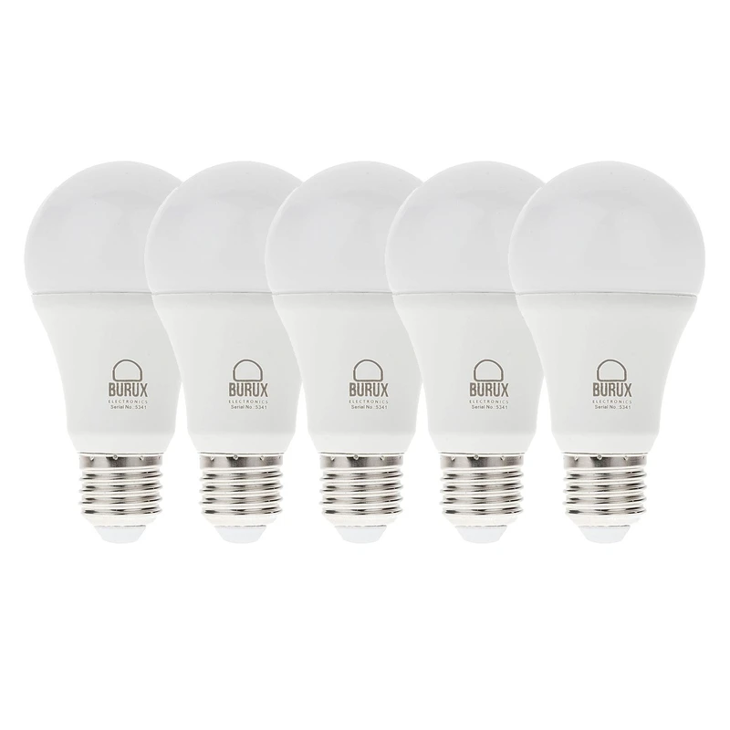 لامپ ال ای دی 12 وات بروکس مدل A60-PAIC بسته 5 عددی