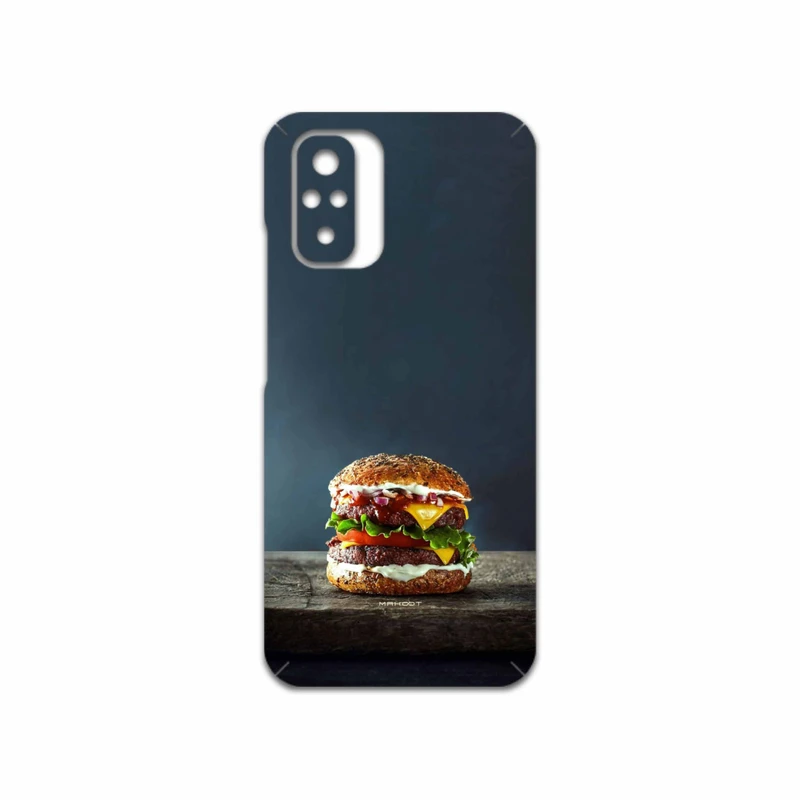 برچسب پوششی ماهوت مدل Hamburger مناسب برای گوشی موبایل شیائومی Redmi Note 10s