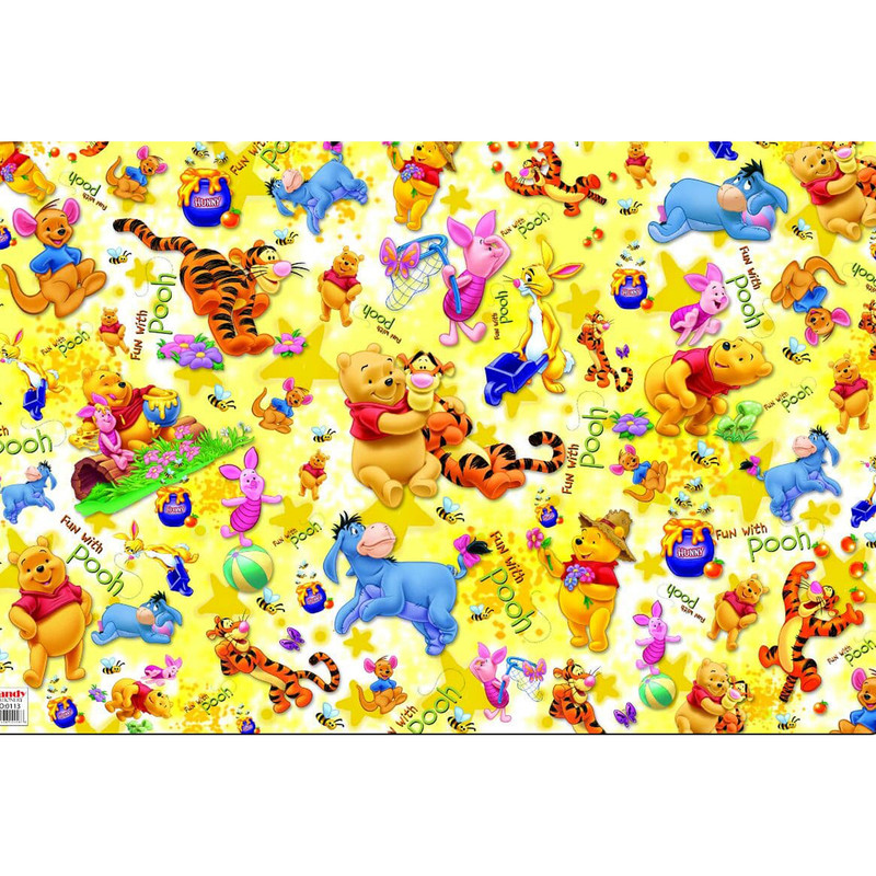 کاغذ کادو مدل کارتونی کد 2 مجموعه 6 عددی