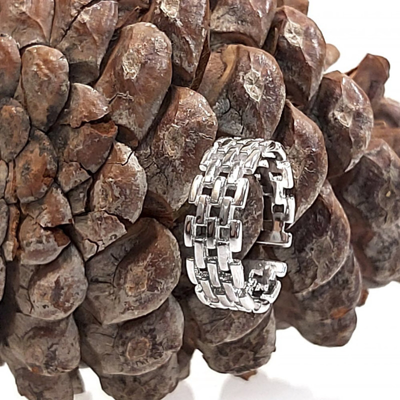 انگشتر نقره زنانه مدل روکش طلا کد ro1 انگشتر نقره زنانه مدل روکش طلا کد ro1