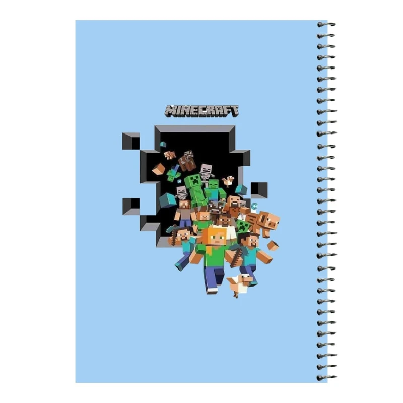 دفتر مشق 80 برگ اس جی مدل ماینکرفت کد۱۱   
