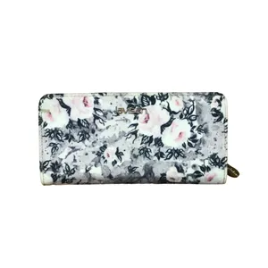 کیف پول زنانه لاویسان طرح گل 