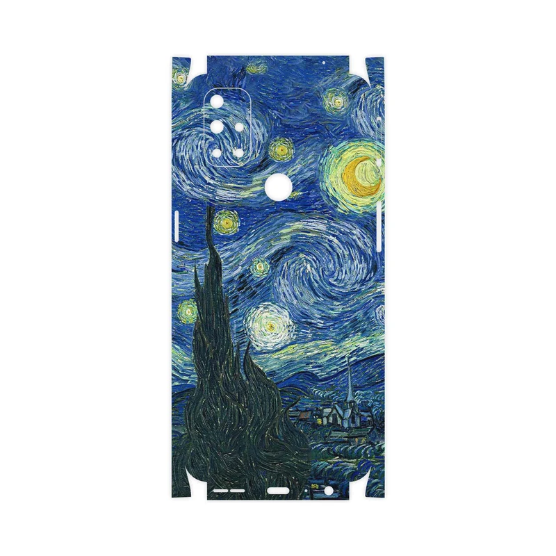 برچسب پوششی ماهوت مدل The Starry Night of van Gogh-FullSkin مناسب برای گوشی موبایل وان پلاس Nord N10 5G