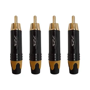 فیش صدا و تصویر آر اس مدل T605 بسته چهار عددی